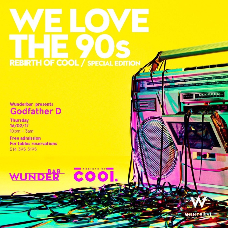 Rebirth of Cool We Love The 90s Wunderbar W Hotel Godfather D Mike Steven